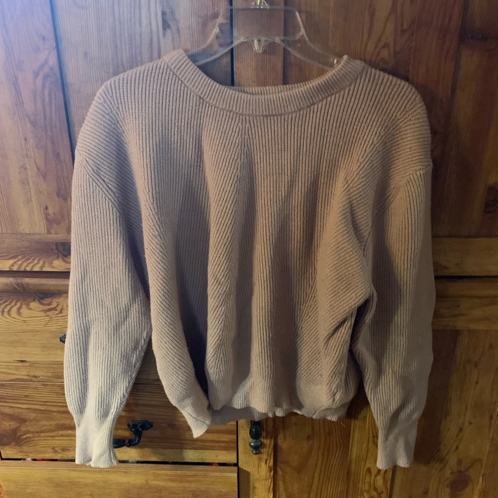 beige sweater from nordstrum